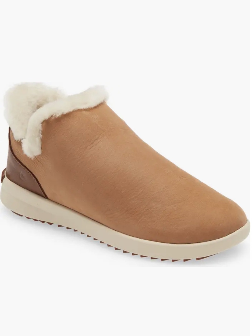 New OLUKAI Malua Hulu Genuine Shearling Waterproof Slip-On Sneaker